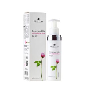 Prírodné opaľovacie mlieko "Bulharská ruža" SPF 50